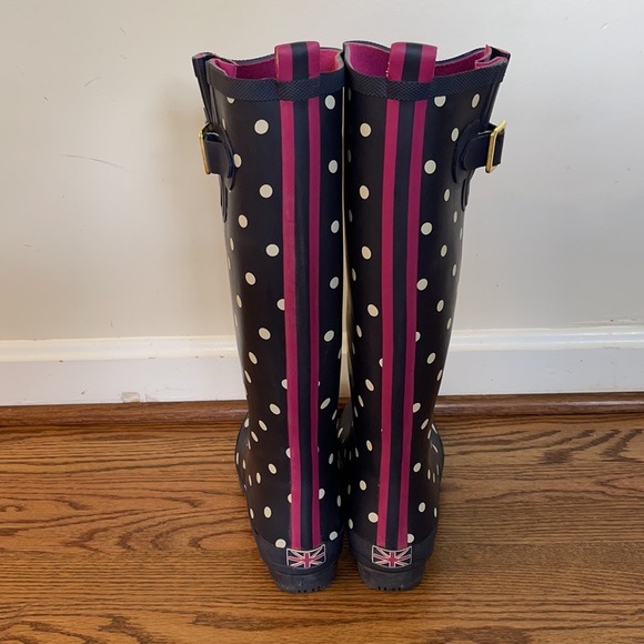Joules tall rain boots size 8 - Picture 4 of 9